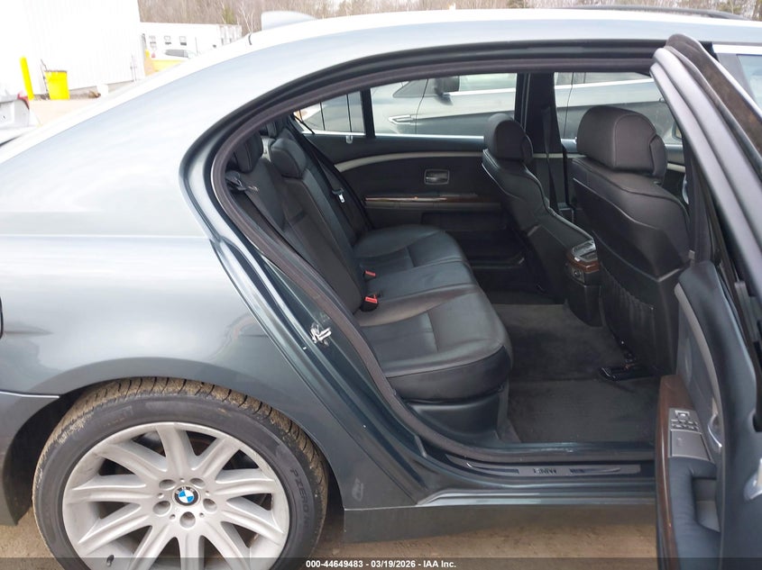 2003 BMW 745Li VIN: WBAGN63473DS44532 Lot: 44649483