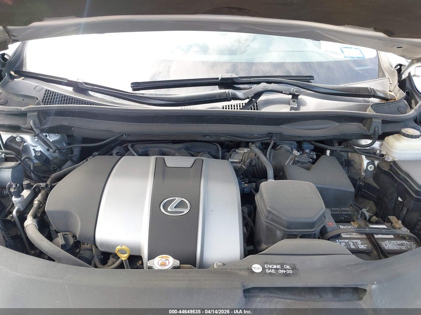 2016 LEXUS RX SPORT UTILITY VEHICLE 3.5L V-6 DOHC, VVT, 295HP