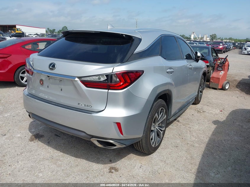 2016 Lexus Rx 3.5 Rx 350 Silver Lot 111044649535 Vin 2T2ZZMCA8GC032280