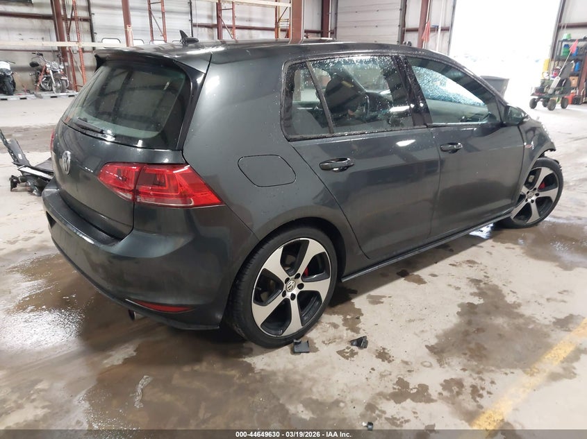 2017 Volkswagen Golf Gti Autobahn 4-Door/S 4-Door/Se 4-Door/Sport 4-Door