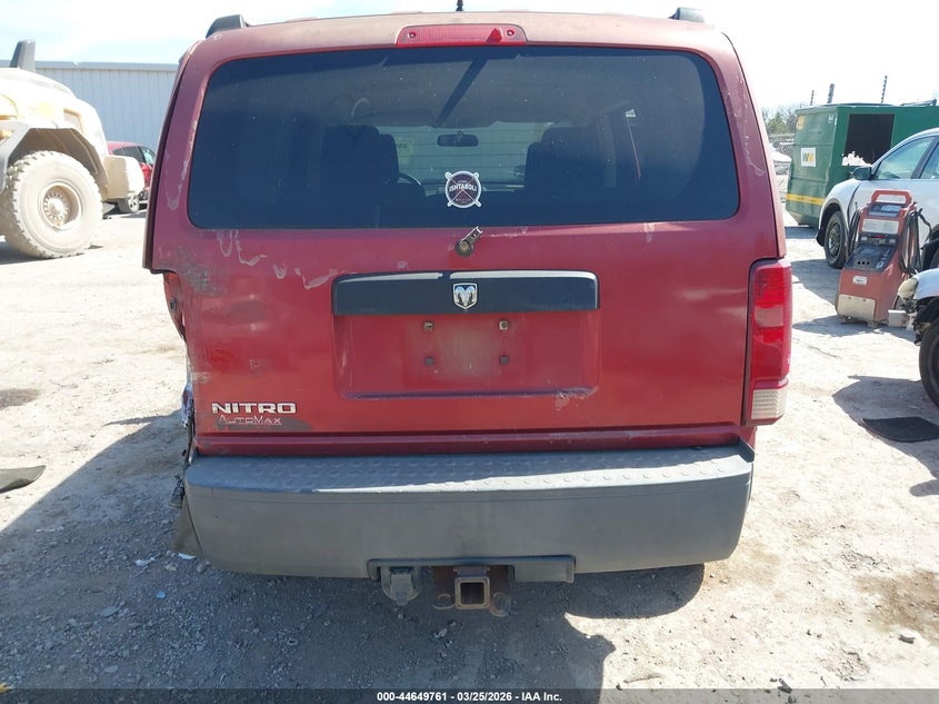 2007 Dodge Nitro Sxt VIN: 1D8GT28K37W619479 Lot: 44649761