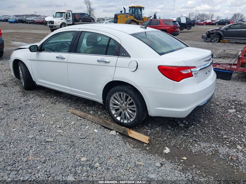 2012 Chrysler 200 3.6 Limited white Lot 111044649926 Vin 1C3CCBCG5CN146446