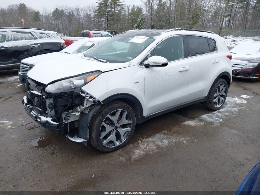 VIN KNDPRCA68J7484131 2018 KIA SPORTAGE SX TURBO