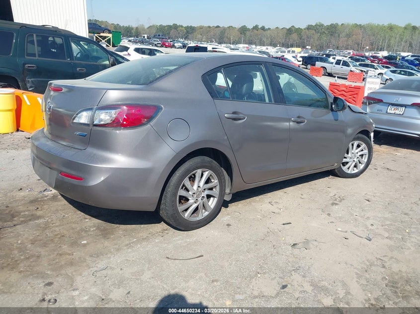 Vin: jm1bl1w7xc1677579, lot: 45147274, mazda mazda3 i grand touring 20124