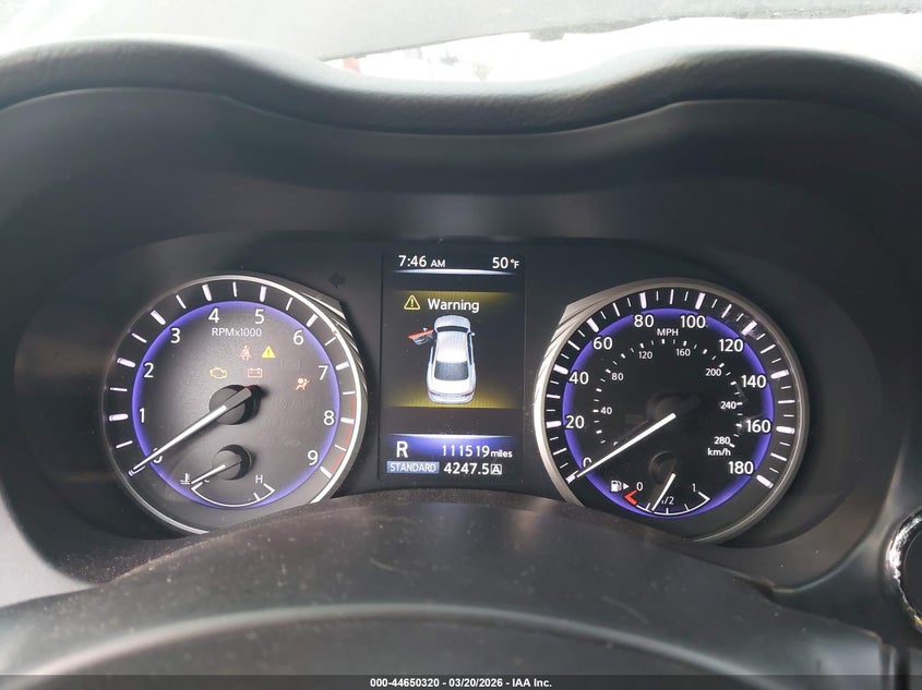 2015 INFINITI Q50 auction photo 7