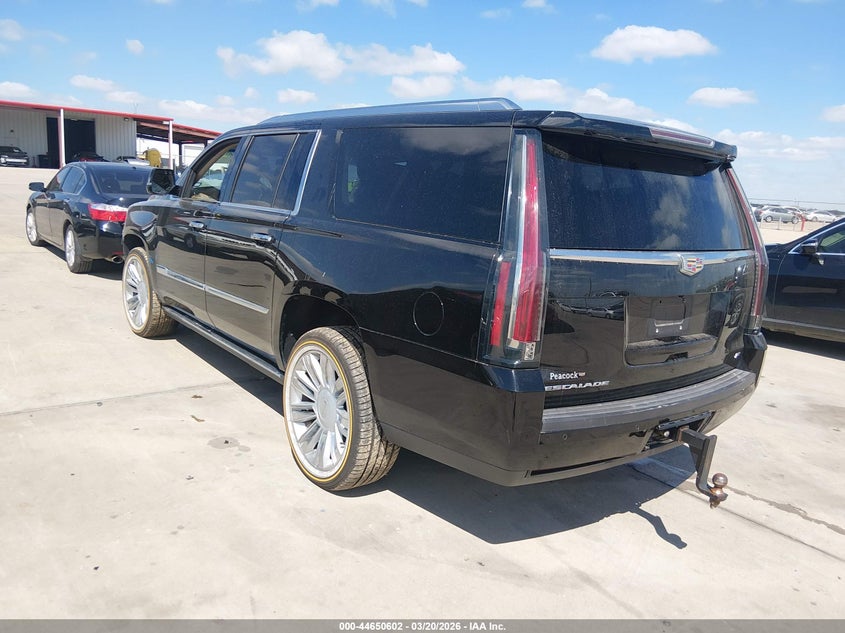 Vin: 1gys4ukj4fr634131, lot: 45147642, cadillac escalade esv platinum 20153