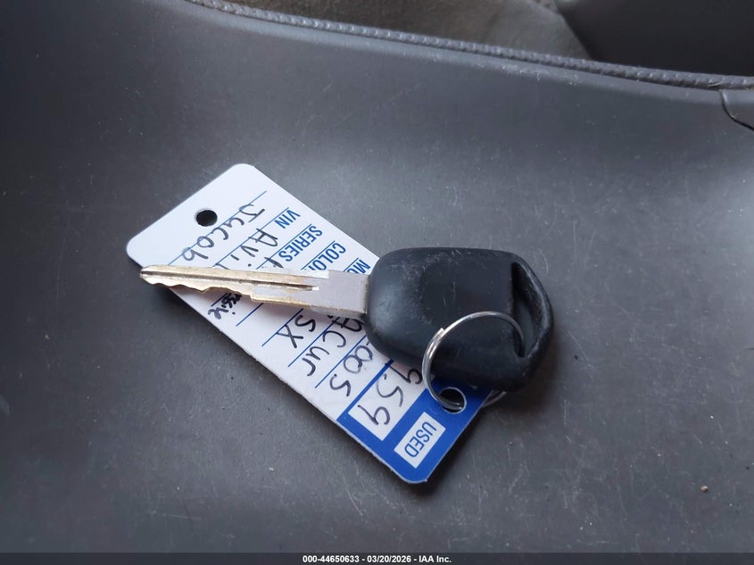 2005 Acura Rsx VIN: JH4DC53845S007826 Lot: 44650633