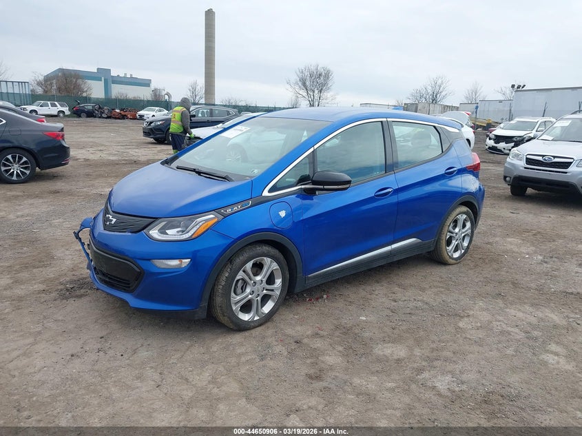 Vin: 1g1fy6s08l4123747, lot: 45147946, chevrolet bolt ev fwd lt 20202