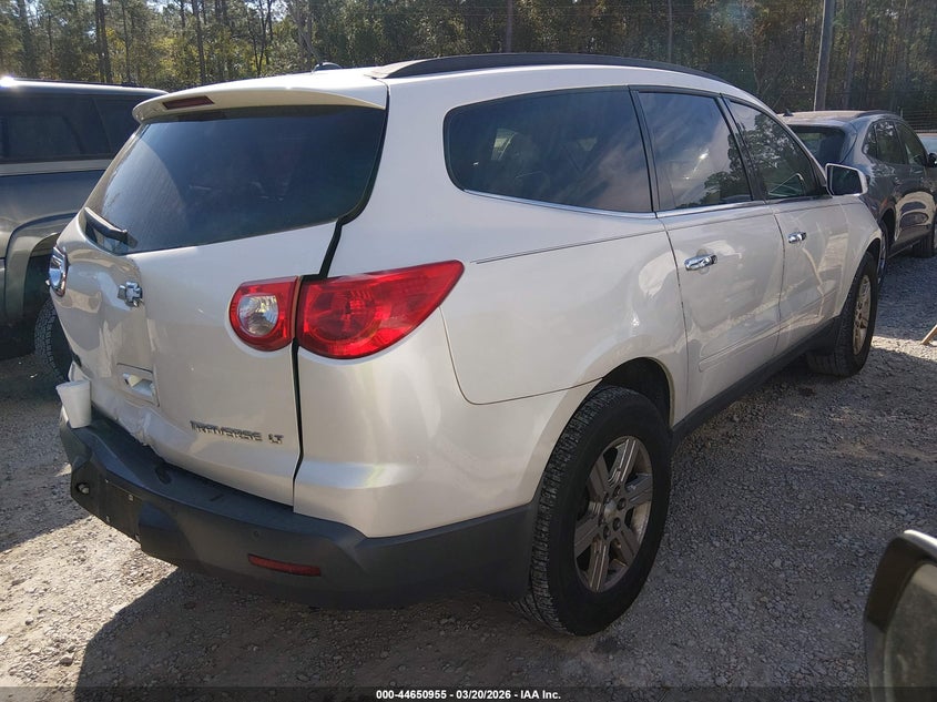 2012 Chevrolet Traverse 3.6 2Lt white Lot 111044650955 Vin 1GNKRJED7CJ248199