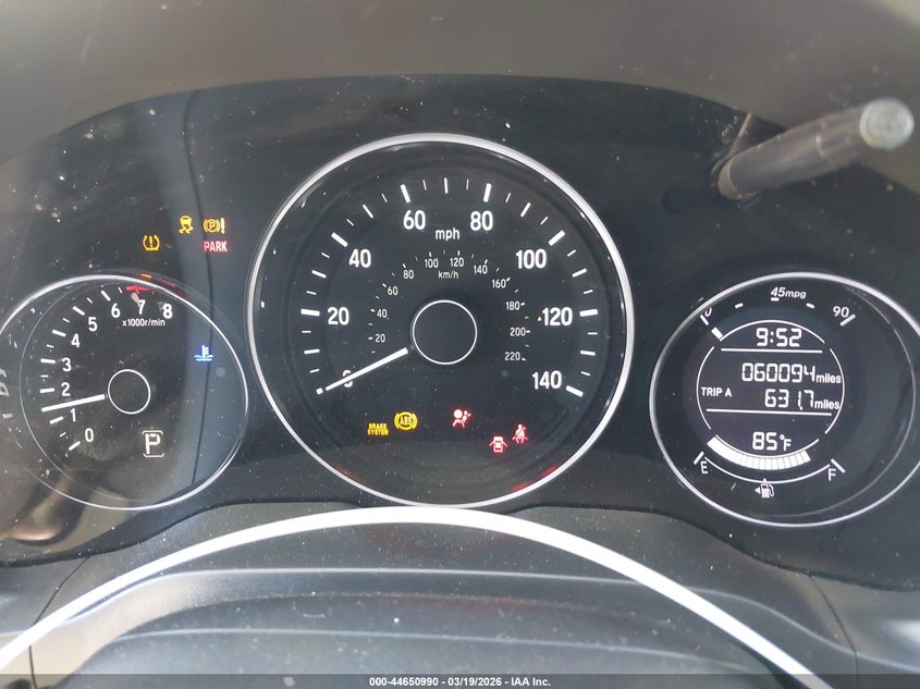 VIN 3CZRU5H37LM712105 2020 HONDA HR-V 2WD LX
