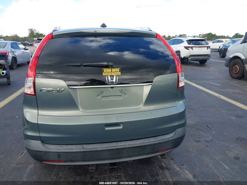 2012 Honda Cr-v 2.4 Cr-V Ex-L green Lot 111044651007 Vin JHLRM3H73CC006699