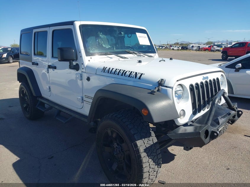 2018 Jeep Wrangler Jk Unlimited Sport S 4X4