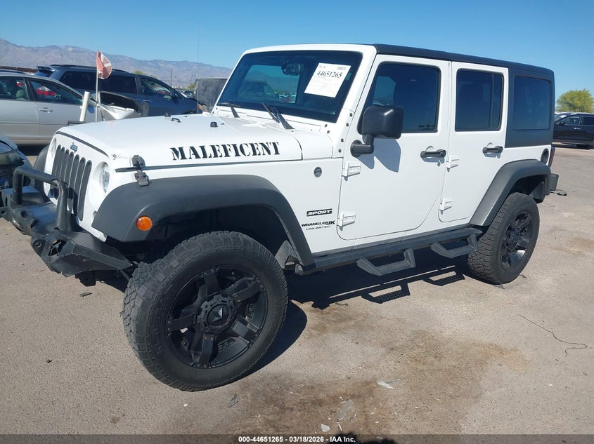 2018 Jeep Wrangler Jk Unlimited Sport S 4X4