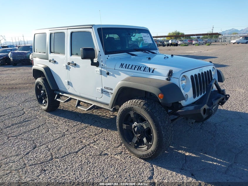 2018 Jeep Wrangler Jk Unlimited Sport S 4X4