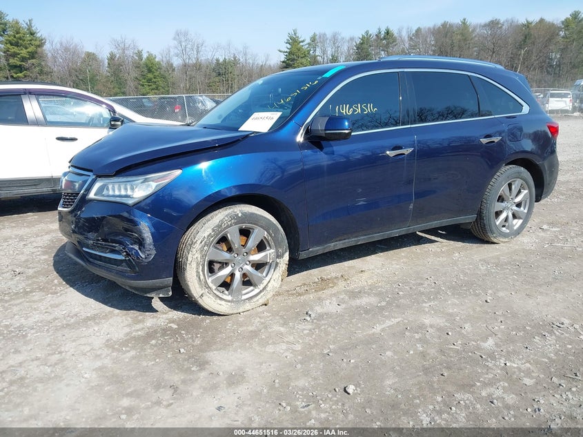 2014 Acura Mdx Advance Pkg W/Entertainment Pkg