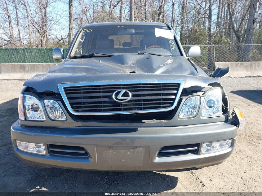 2000 Lexus Lx 470 VIN: JT6HT00W3Y0093694 Lot: 44651734