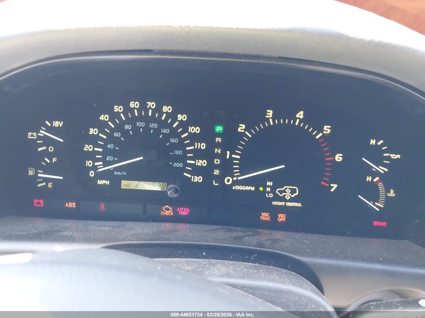 2000 Lexus Lx 470 VIN: JT6HT00W3Y0093694 Lot: 44651734