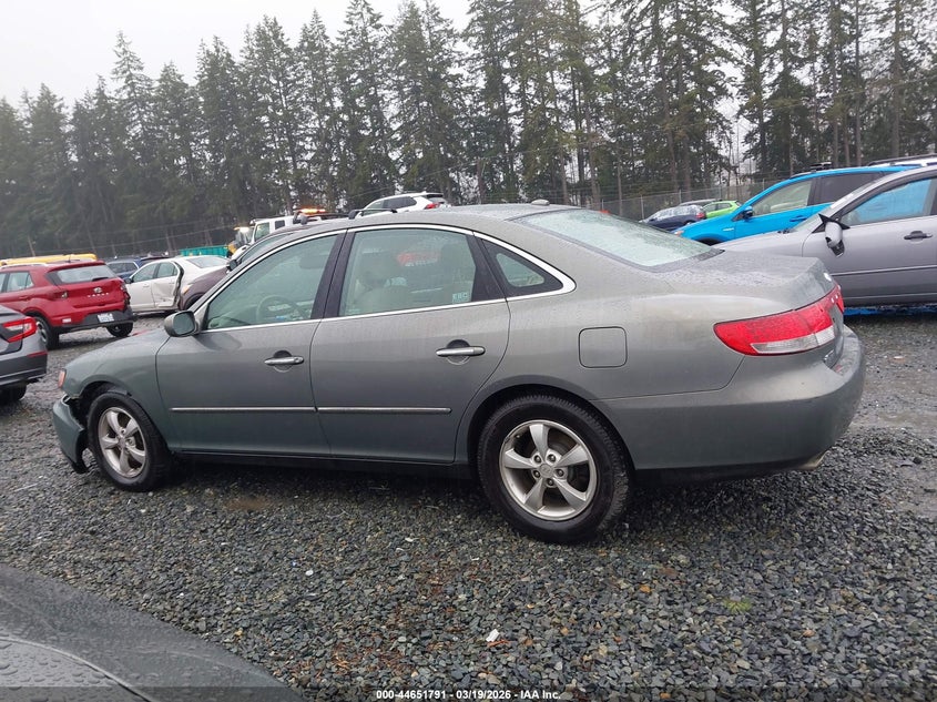 2007 Hyundai Azera Gls VIN: KMHFC46D67A181740 Lot: 44651791