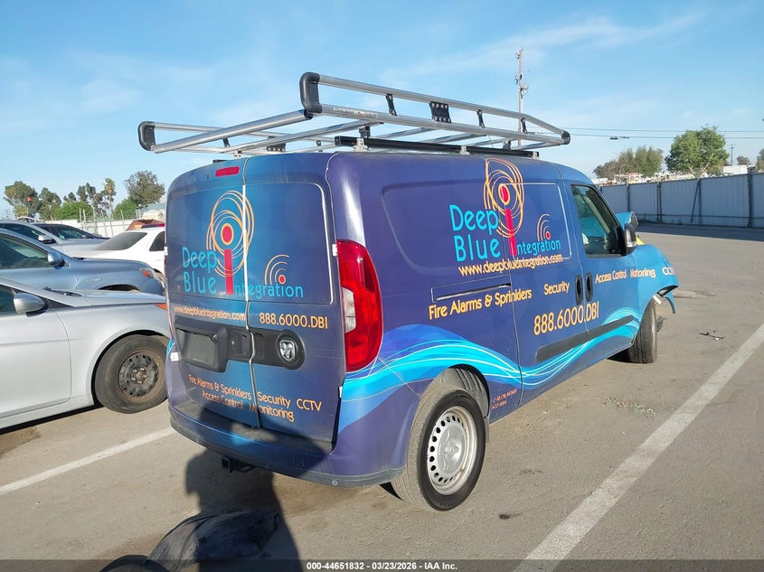 Vin: zfb636vp1n6w05050, lot: 45148873, ram promaster city cargo van 20224