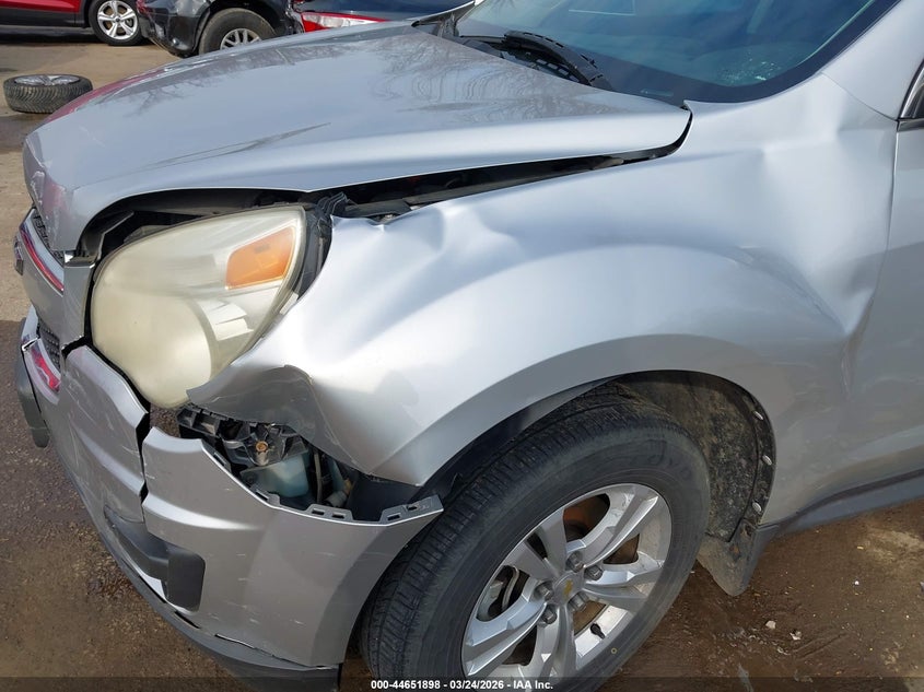 2012 Chevrolet Equinox 2.4 1Lt silver Lot 111044651898 Vin 2GNALDEKXC1185655