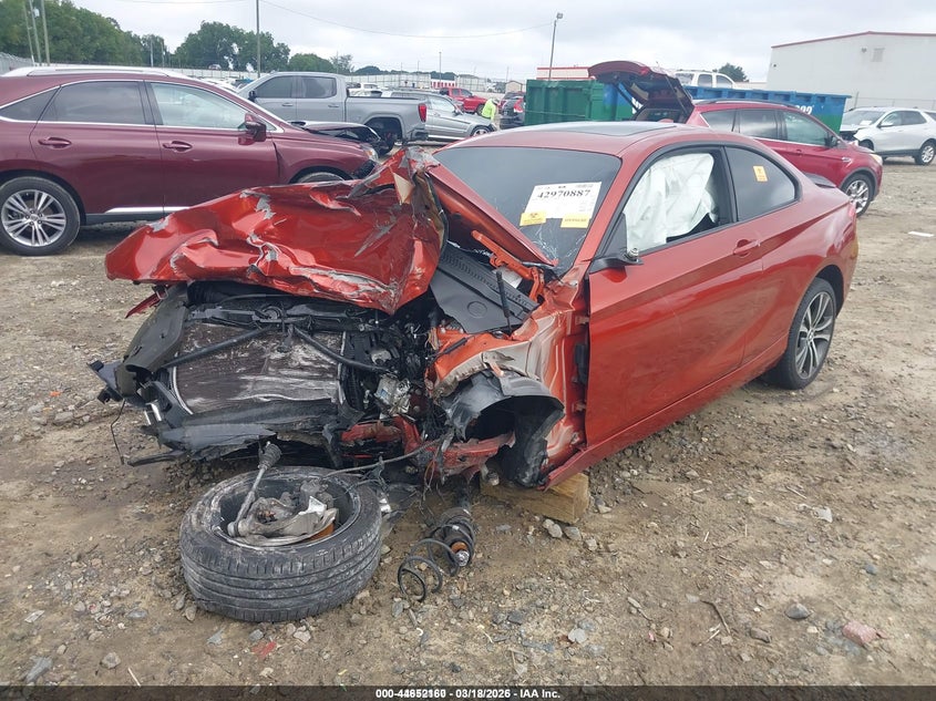 2018 BMW 230I VIN: WBA2J1C50JVD09135 Lot: 44652160