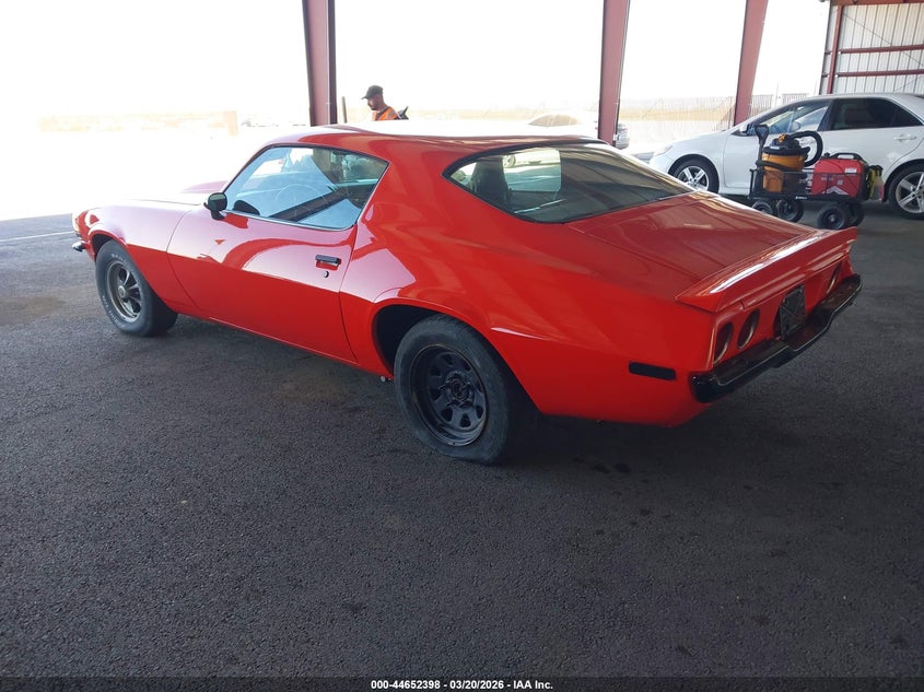 1971 CHEVROLET CAMARO auction photo 3