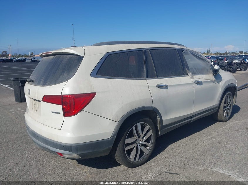 Vin: 5fnyf5h99gb051395, lot: 45151889, honda pilot touring 20164