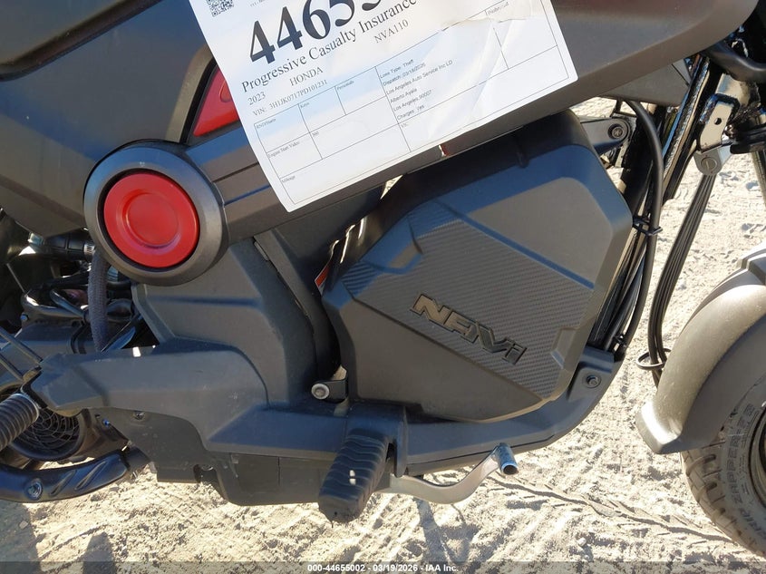 2023 Honda Nva110 B VIN: 3H1JK0717PD101231 Lot: 44655002