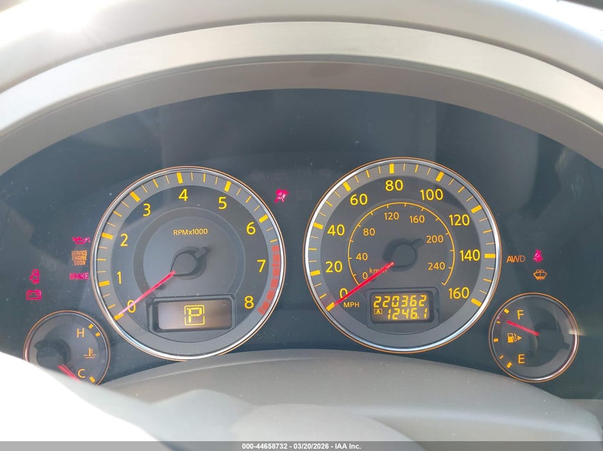 2007 Infiniti Fx35 VIN: JNRAS08W67X204228 Lot: 44658732