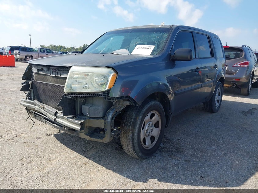 5FNYF4H69CB016222 2012 Honda Pilot 3.5 Ex-L grey