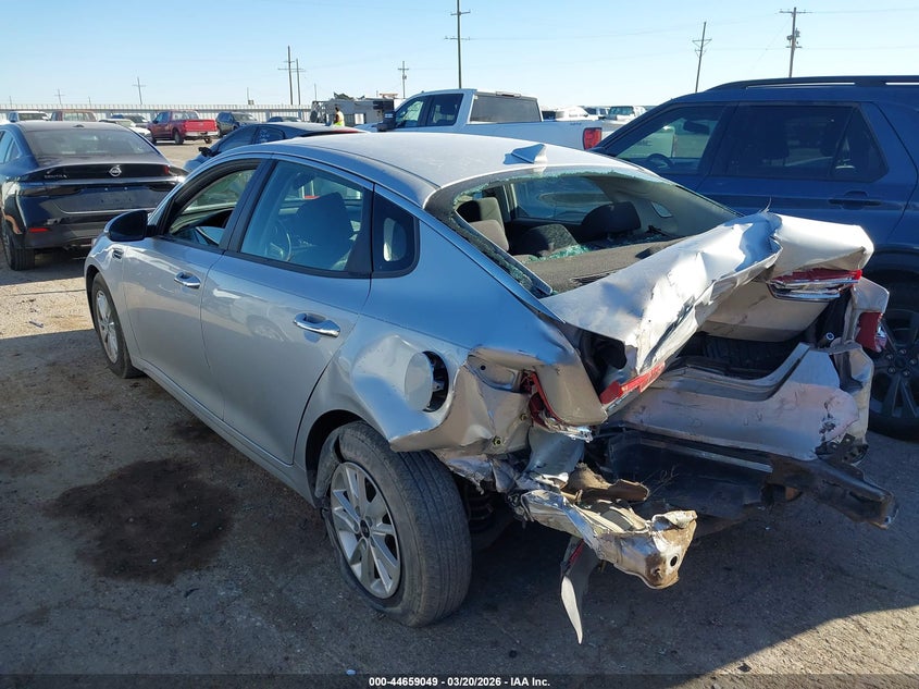 Vin: knagt4l35h5173642, lot: 45156089, kia optima lx 20173