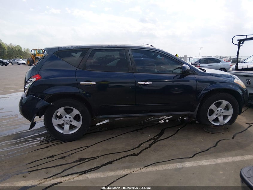 2003 Nissan Murano Sl VIN: JN8AZ08W83W229776 Lot: 44659211