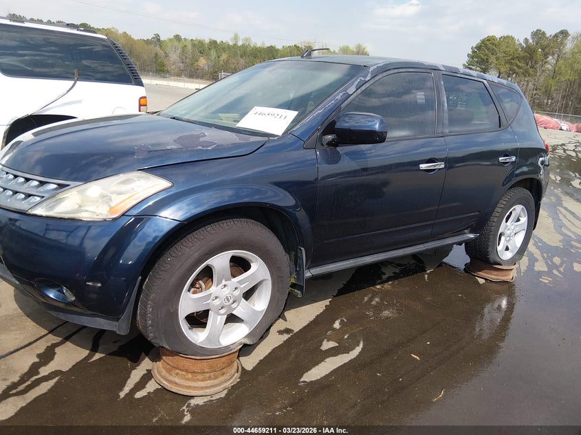 2003 Nissan Murano Sl VIN: JN8AZ08W83W229776 Lot: 44659211