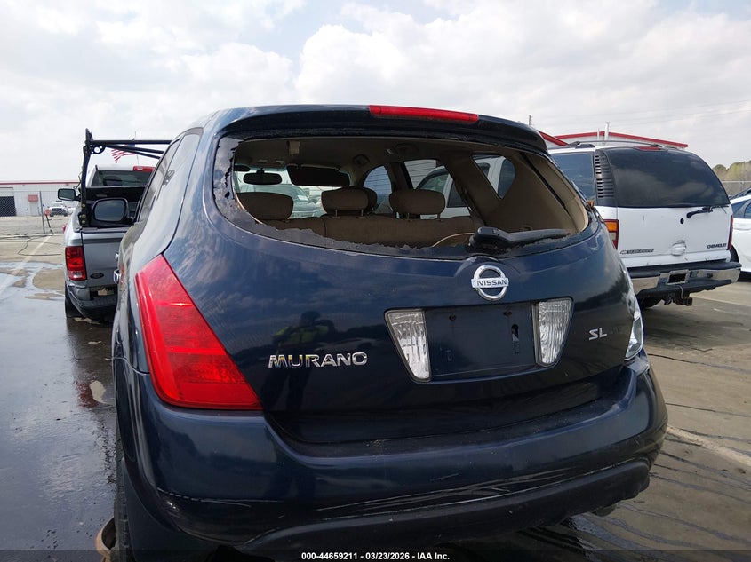 2003 Nissan Murano Sl VIN: JN8AZ08W83W229776 Lot: 44659211
