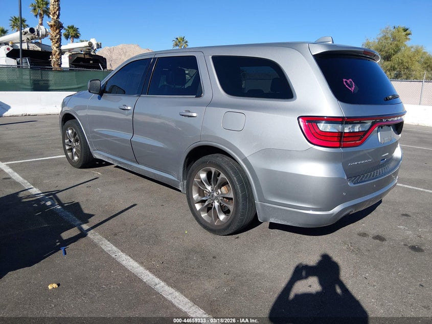Vin: 1c4rdhdg2lc307867, lot: 45156373, dodge durango gt rwd 20203