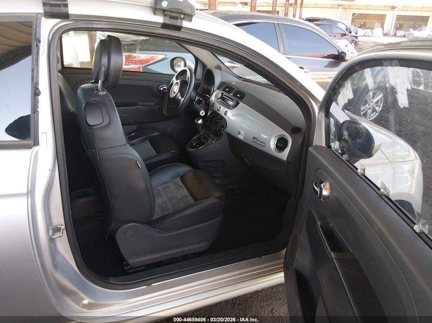 2012 Fiat 500 1.4 Sport silver Lot 111044659406 Vin 3C3CFFBR0CT254233