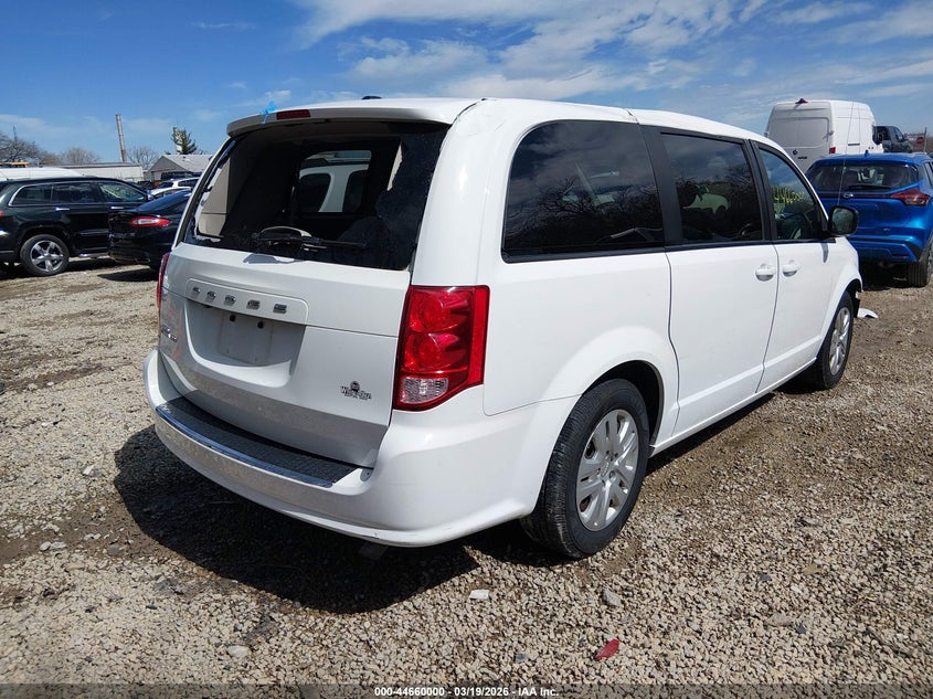 Vin: 2c4rdgbgxjr134374, lot: 45157040, dodge grand caravan se 20184