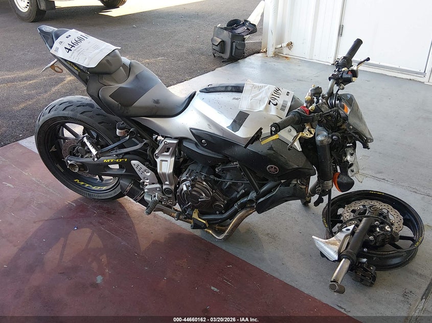 2017 Yamaha Fz07 VIN: JYARM06E5HA011866 Lot: 44660162