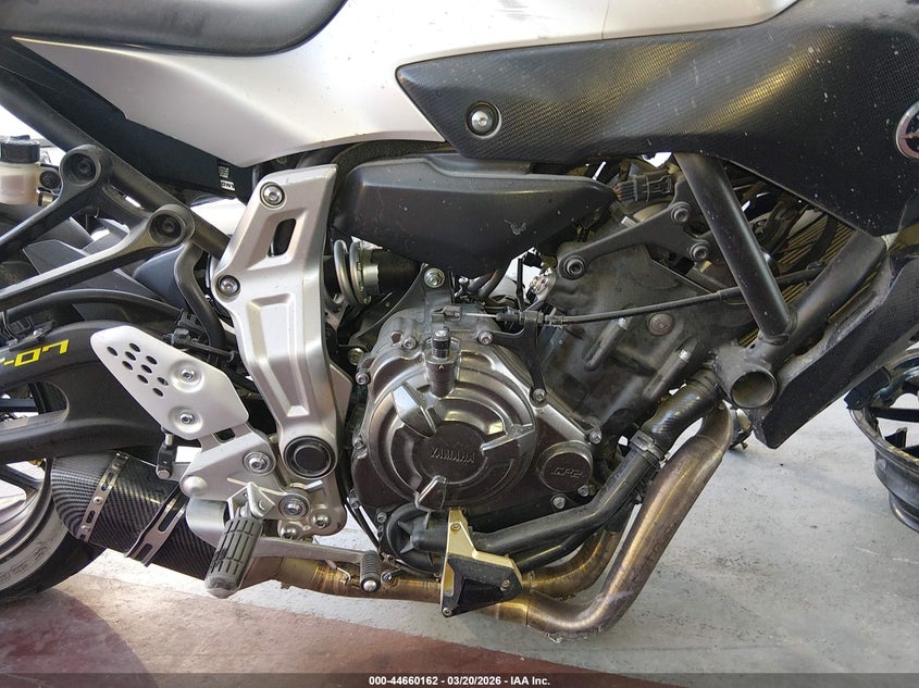 2017 Yamaha Fz07 VIN: JYARM06E5HA011866 Lot: 44660162