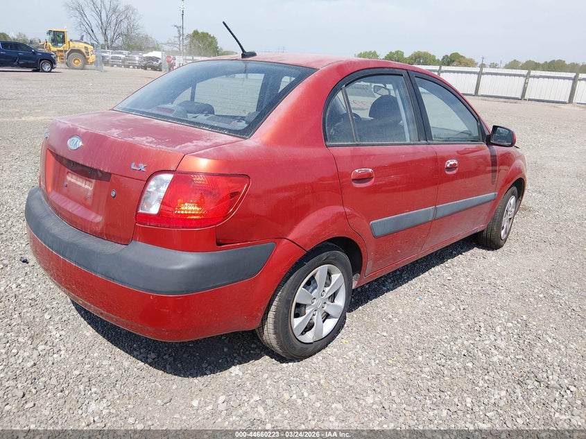2009 Kia Rio 1.6 Lx Red Lot 111044660223 Vin KNADE223796441797