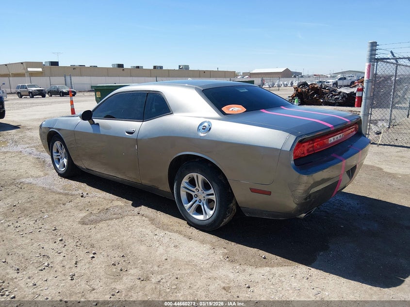 2012 Dodge Challenger 3.6 Sxt grey Lot 111044660273 Vin 2C3CDYAG0CH254193