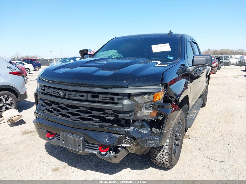 2024 Chevrolet Silverado 1500 4wd  Short Bed Custom Trail Boss 3GCUDCED1RG370319 photo 1