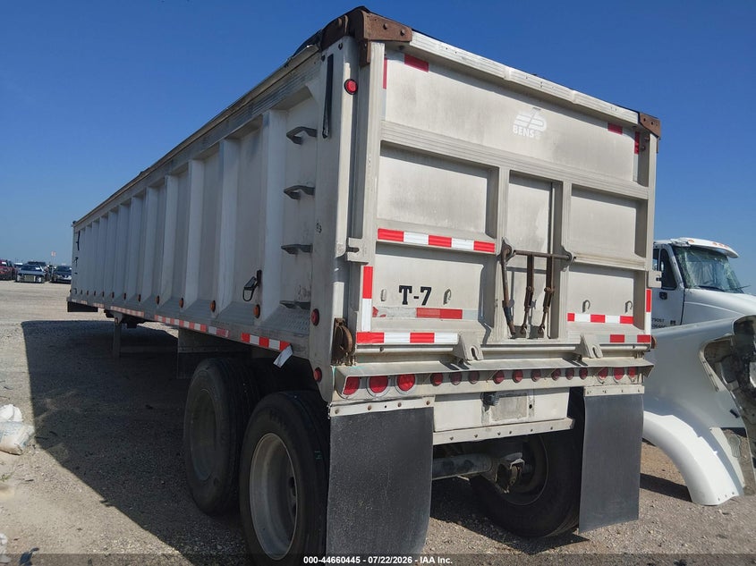 2007 BENSON TRUCK BODIES DUMP TRAILER auction photo 4