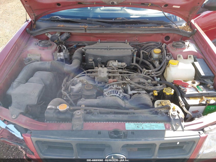 2000 Subaru Forester L VIN: JF1SF635XYH720796 Lot: 44661065