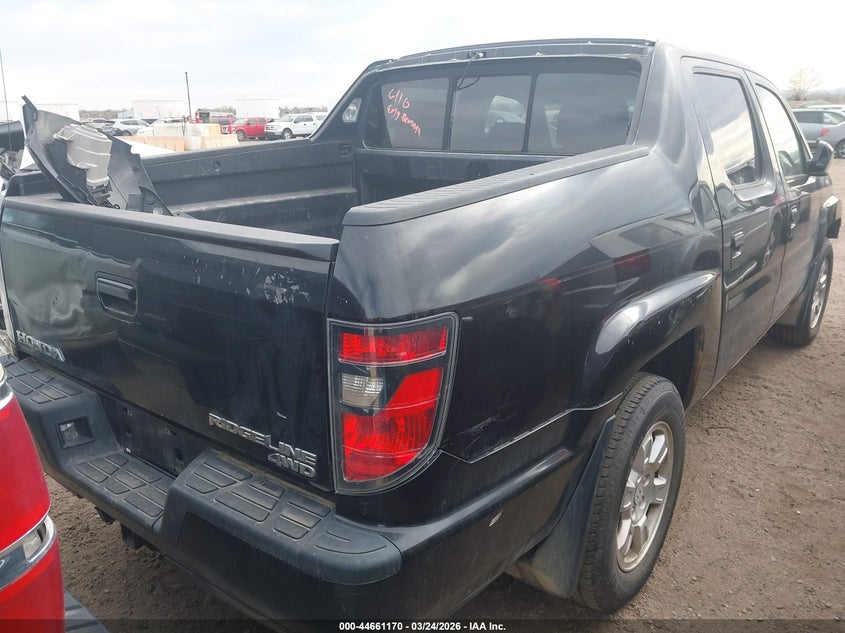 2012 Honda Ridgeline 3.5 Rts black Lot 111044661170 Vin 5FPYK1F40CB002521