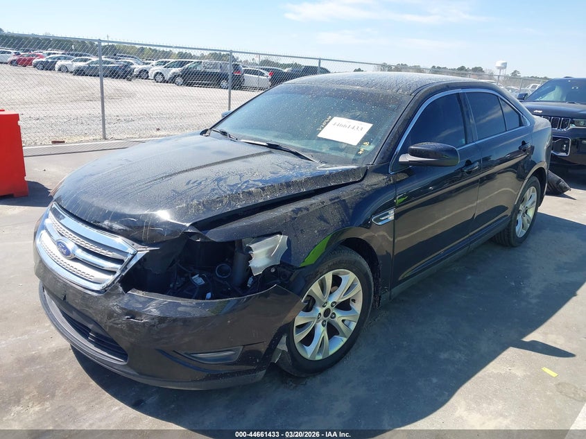 2012 Ford Taurus 3.5 Sel black Lot 111044661433 Vin 1FAHP2EW4CG126628