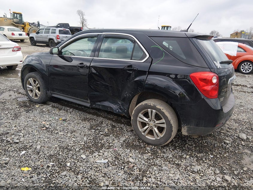 2011 Chevrolet Equinox 2.4 Ls black Lot 111044661707 Vin 2GNALBEC4B1238894