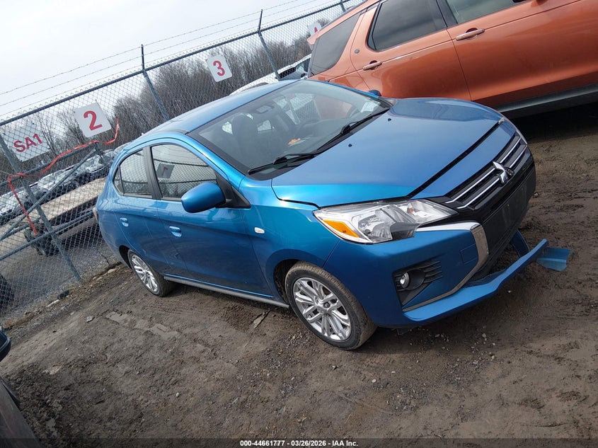 2022 Mitsubishi Mirage G4 Le VIN: ML32FUFJXNHF02348 Lot: 44661777