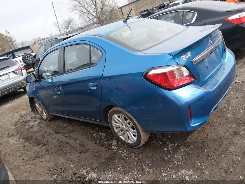 2022 Mitsubishi Mirage G4 Le VIN: ML32FUFJXNHF02348 Lot: 44661777