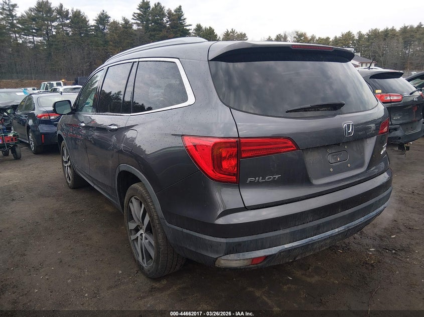 Vin: 5fnyf6h9xjb009816, lot: 45159057, honda pilot touring 20183